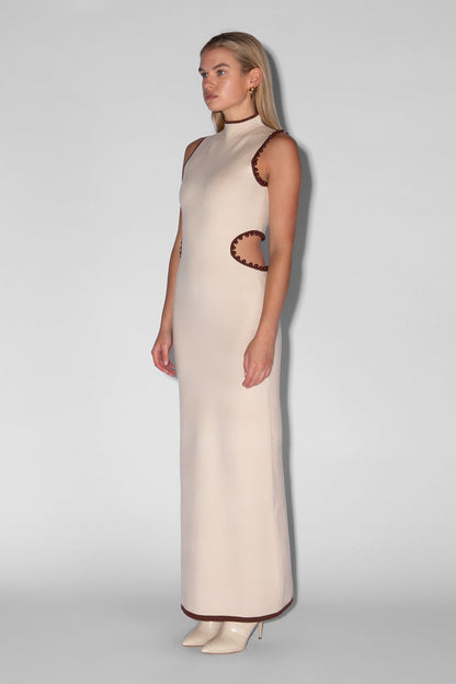 Valencia Midikleid - Creme