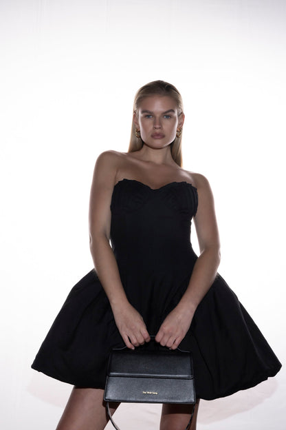 Cece Shell Minikleid - Noir