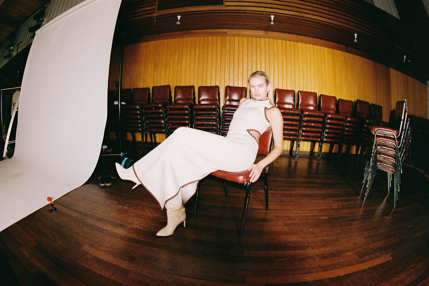 Valencia Midikleid - Creme