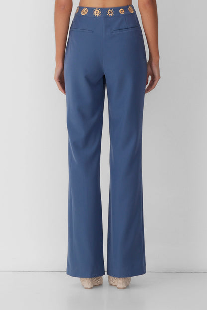 Irida Bootcut-Hose - Stein