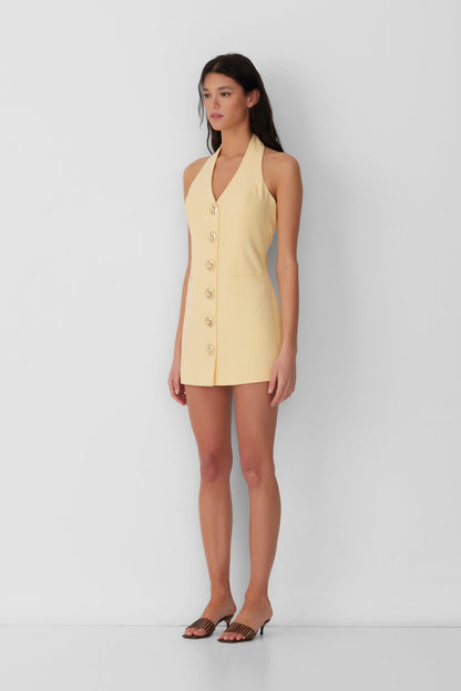 Irida Trägerkleid - Butter