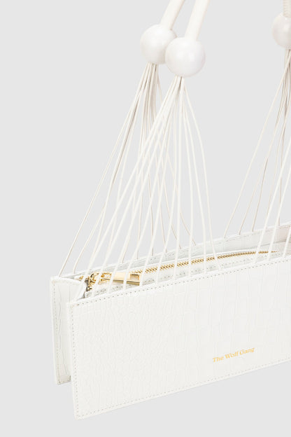 Thea Schultertasche - Elfenbein
