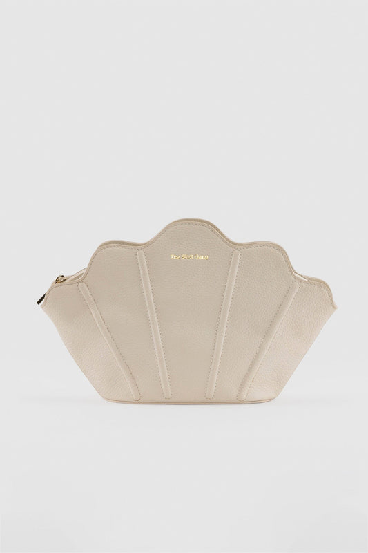 Suri Muscheltasche - Elfenbein