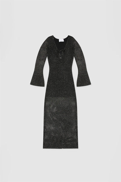 Coi Paillettenkleid - Noir