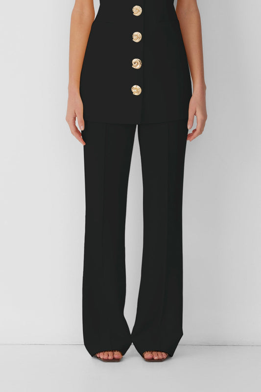 Irida Bootcut-Hose - Noir