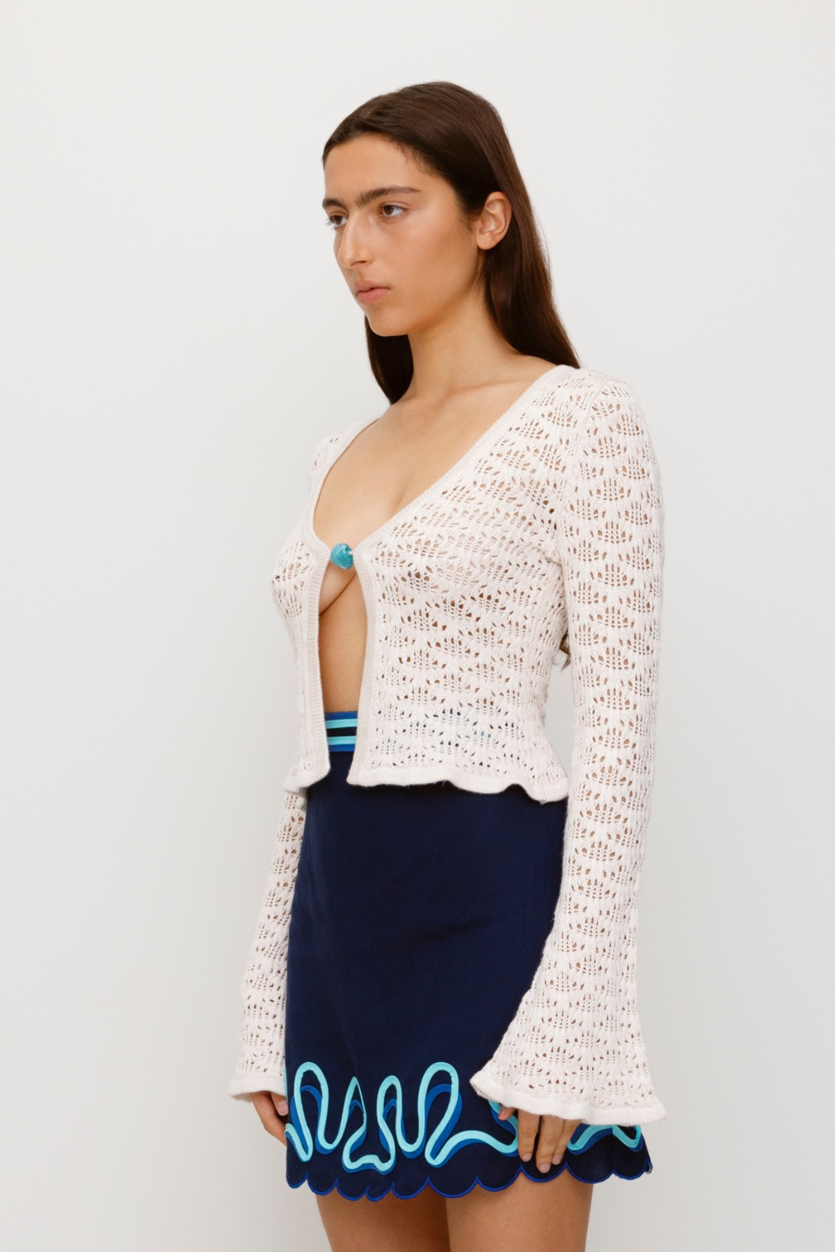 Amara Strickjacke - Creme