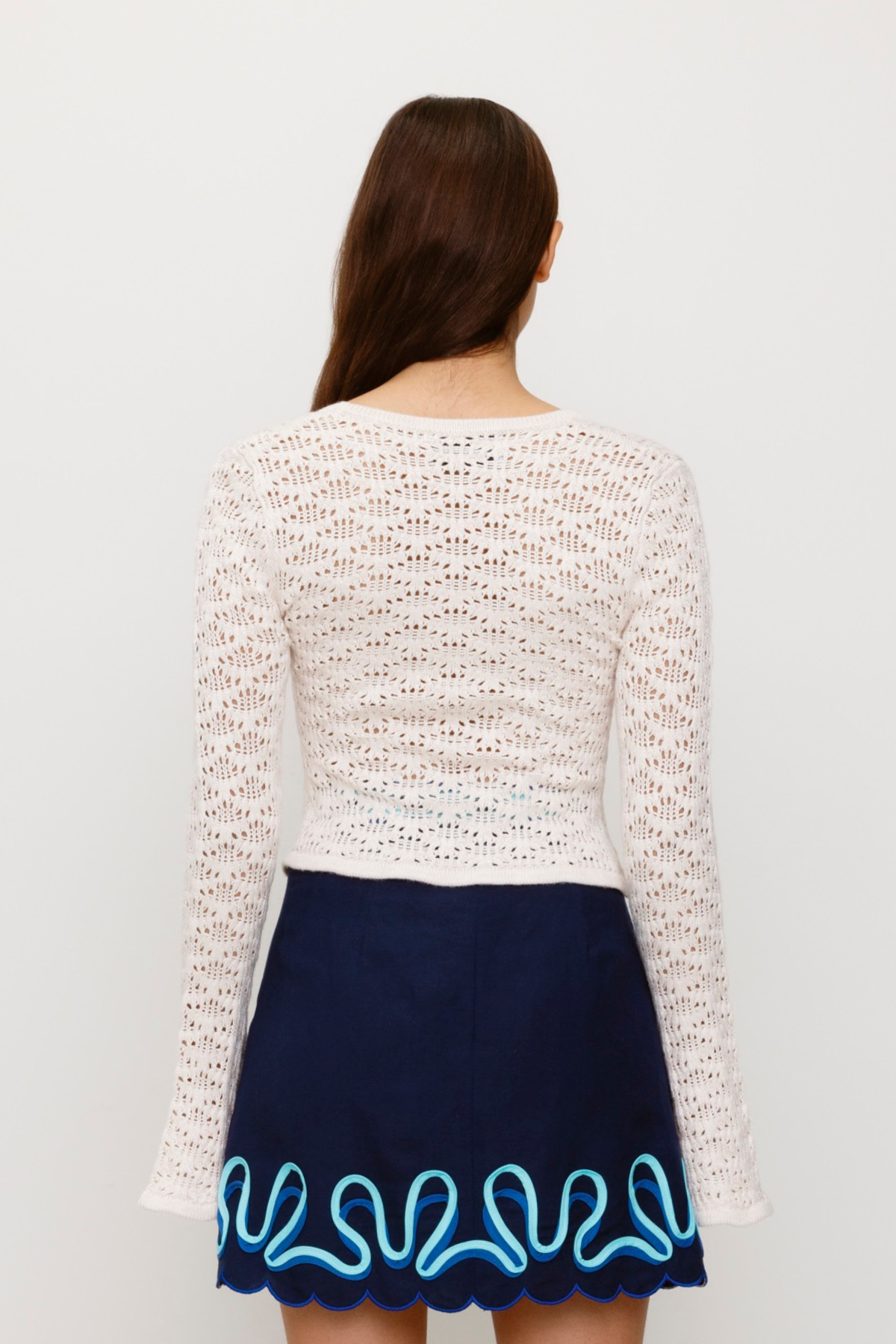 Amara Strickjacke - Creme