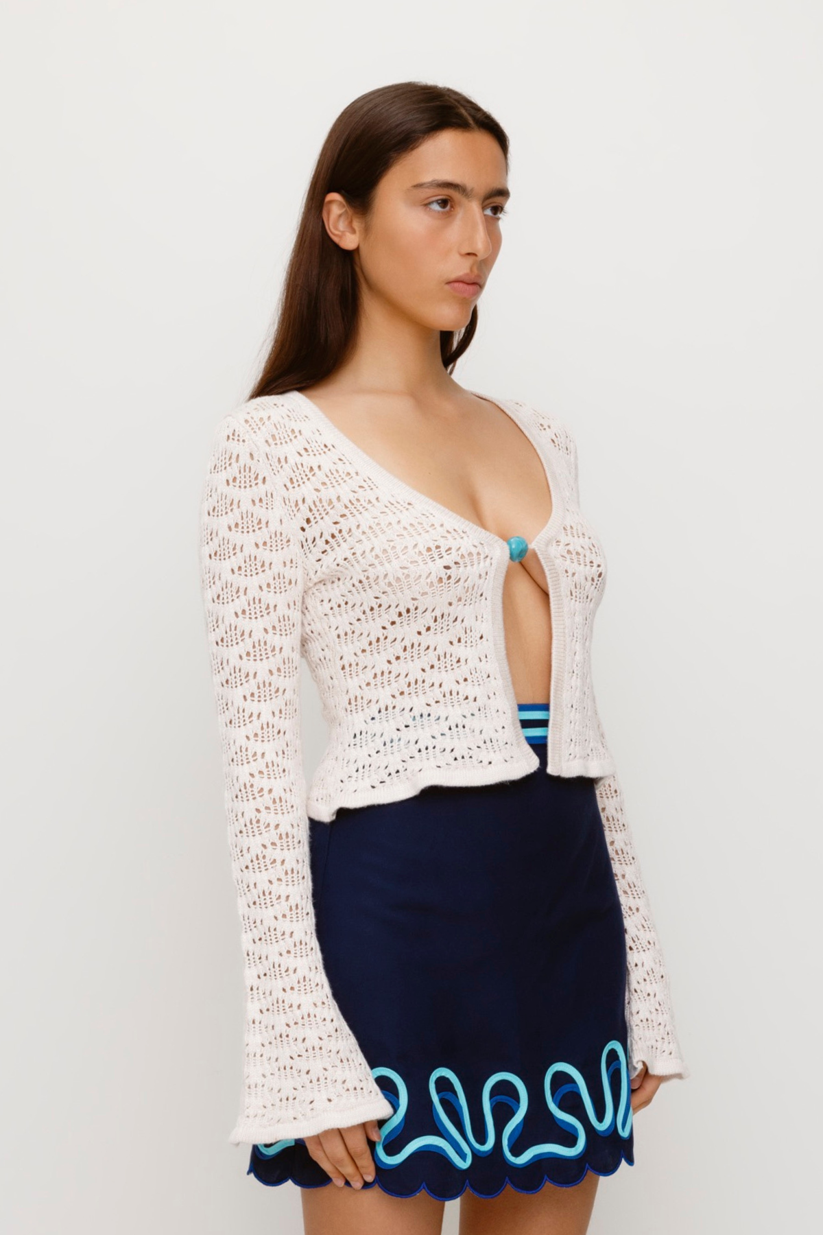 Amara Strickjacke - Creme