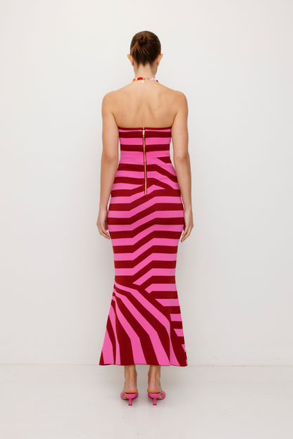 Aude Maxikleid - Beere