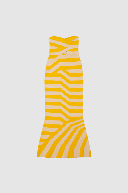 Aude Maxikleid - Golden