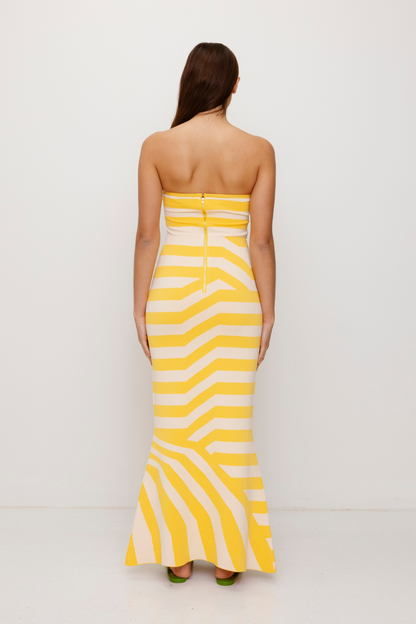Aude Maxikleid - Golden