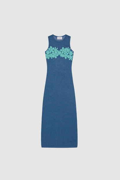 Camilla Maxikleid - Kornblume