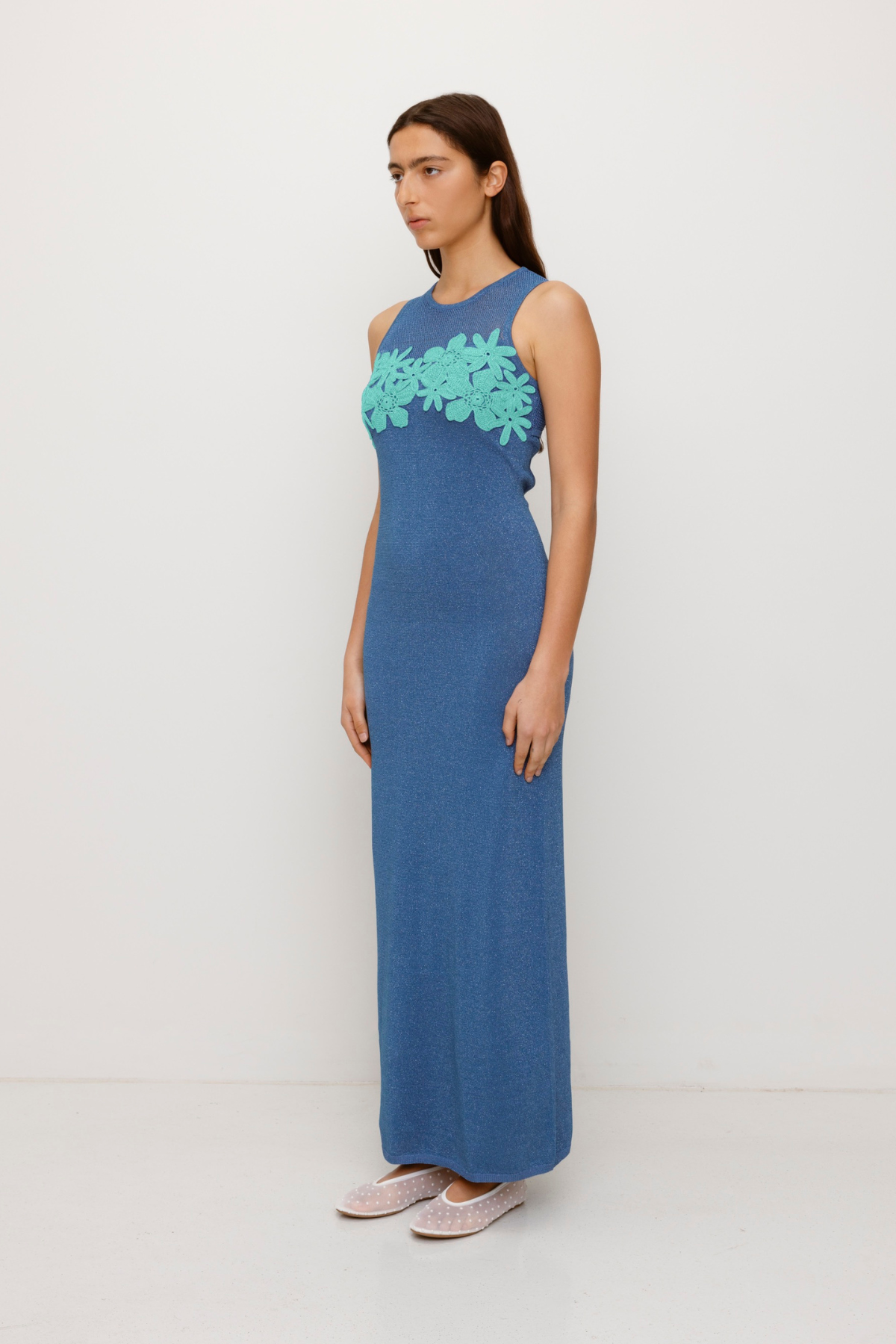 Camilla Maxikleid - Kornblume