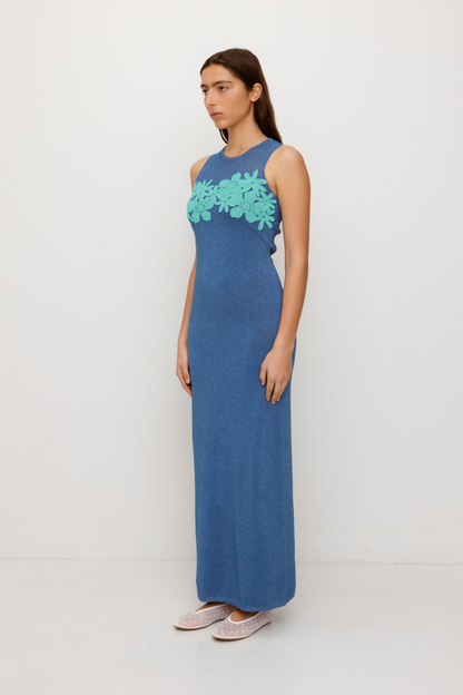 Camilla Maxikleid - Kornblume