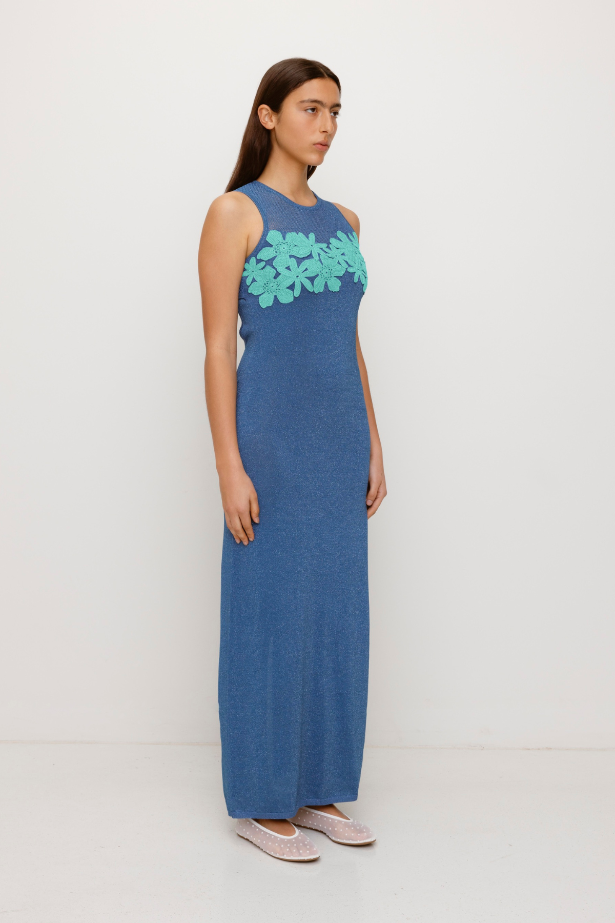 Camilla Maxikleid - Kornblume