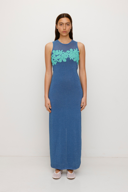 Camilla Maxikleid - Kornblume