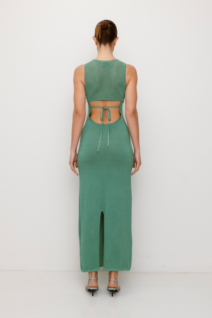 Camilla Maxikleid - Meeresschaum