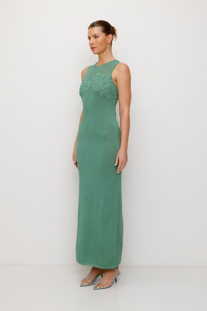 Camilla Maxikleid - Meeresschaum