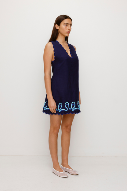 Zabelle Minikleid - Tinte