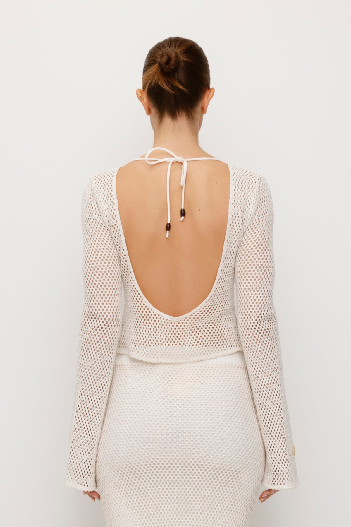 Enza Langarmshirt - Creme