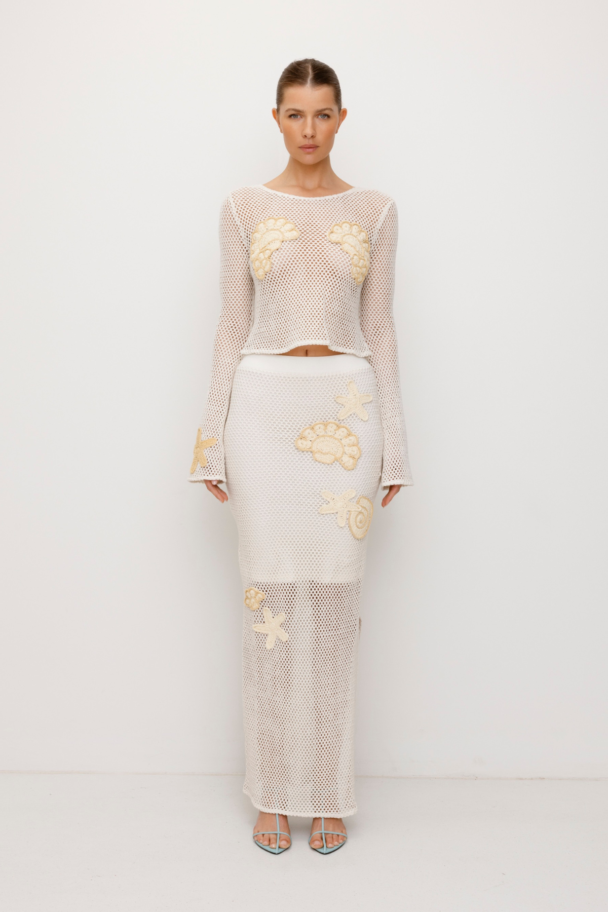 Enza Langarmshirt - Creme