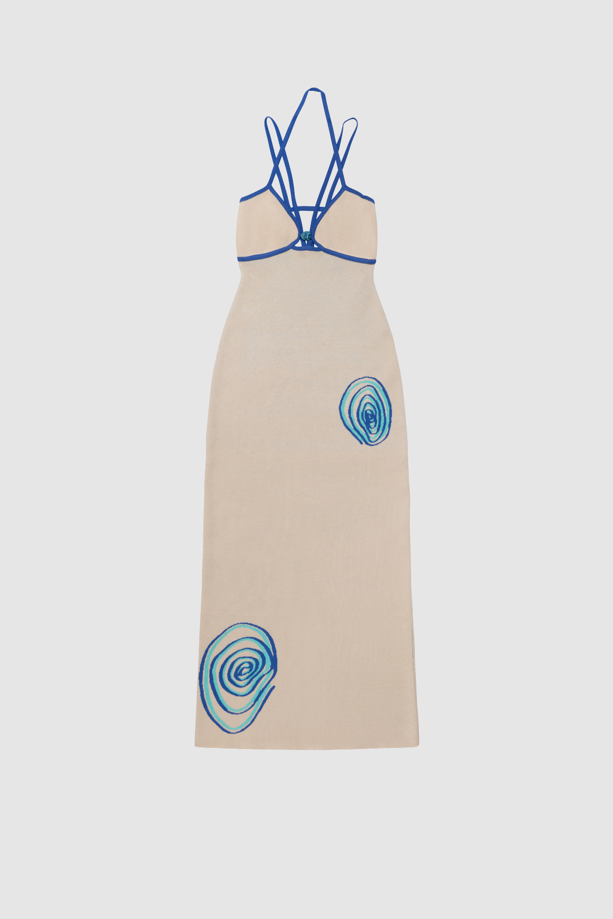 Espiral Strickkleid - Creme