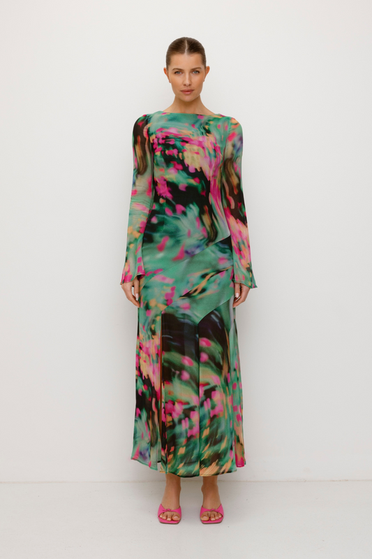 Giselle-Kleid - Verde Blur