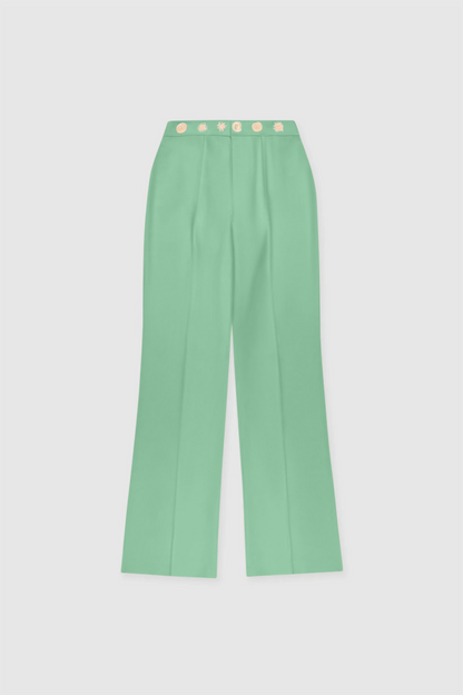 Irida Bootcut-Hose - Salbeigrün