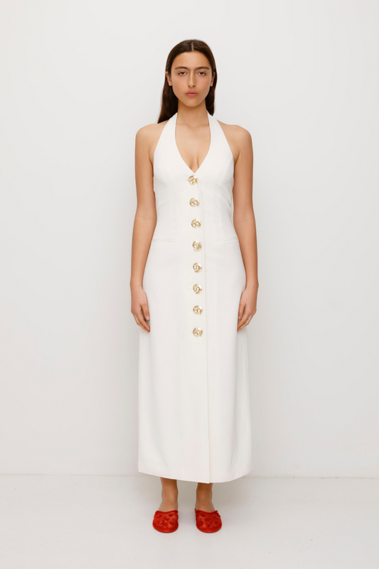 Irida Maxikleid - Elfenbein