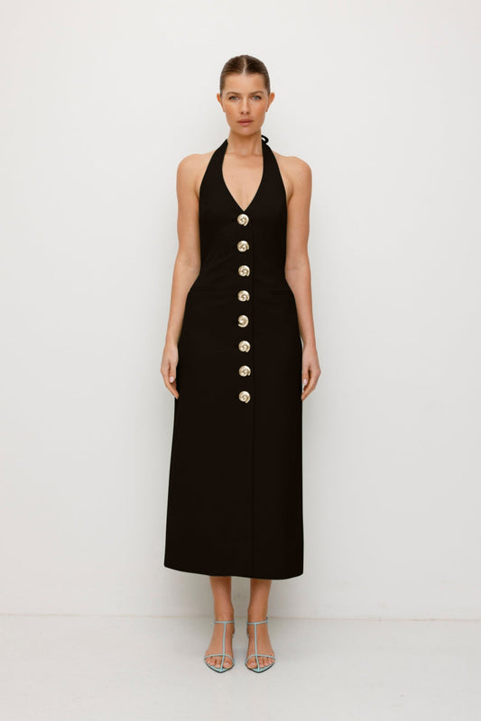 Irida Maxikleid - Noir
