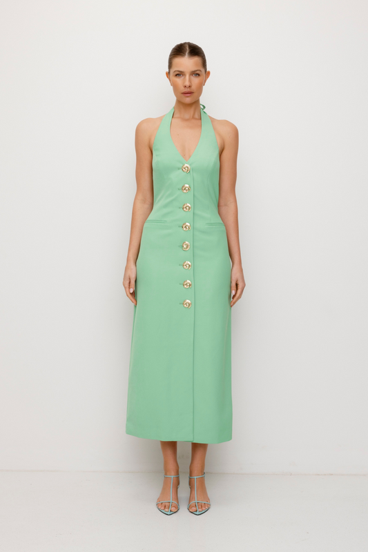 Irida Maxikleid - Salbeigrün