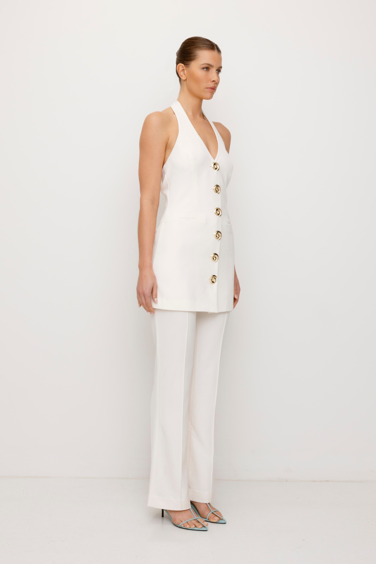 Irida Bootcut-Hose - Elfenbein