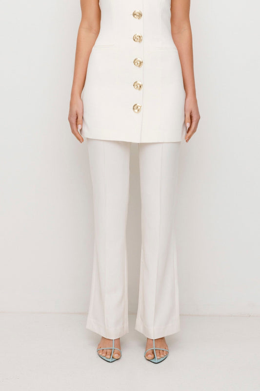 Irida Bootcut-Hose - Elfenbein