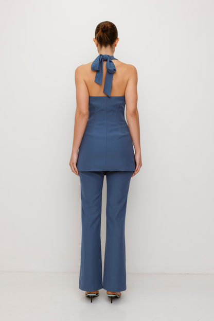 Irida Trägerkleid - Stein