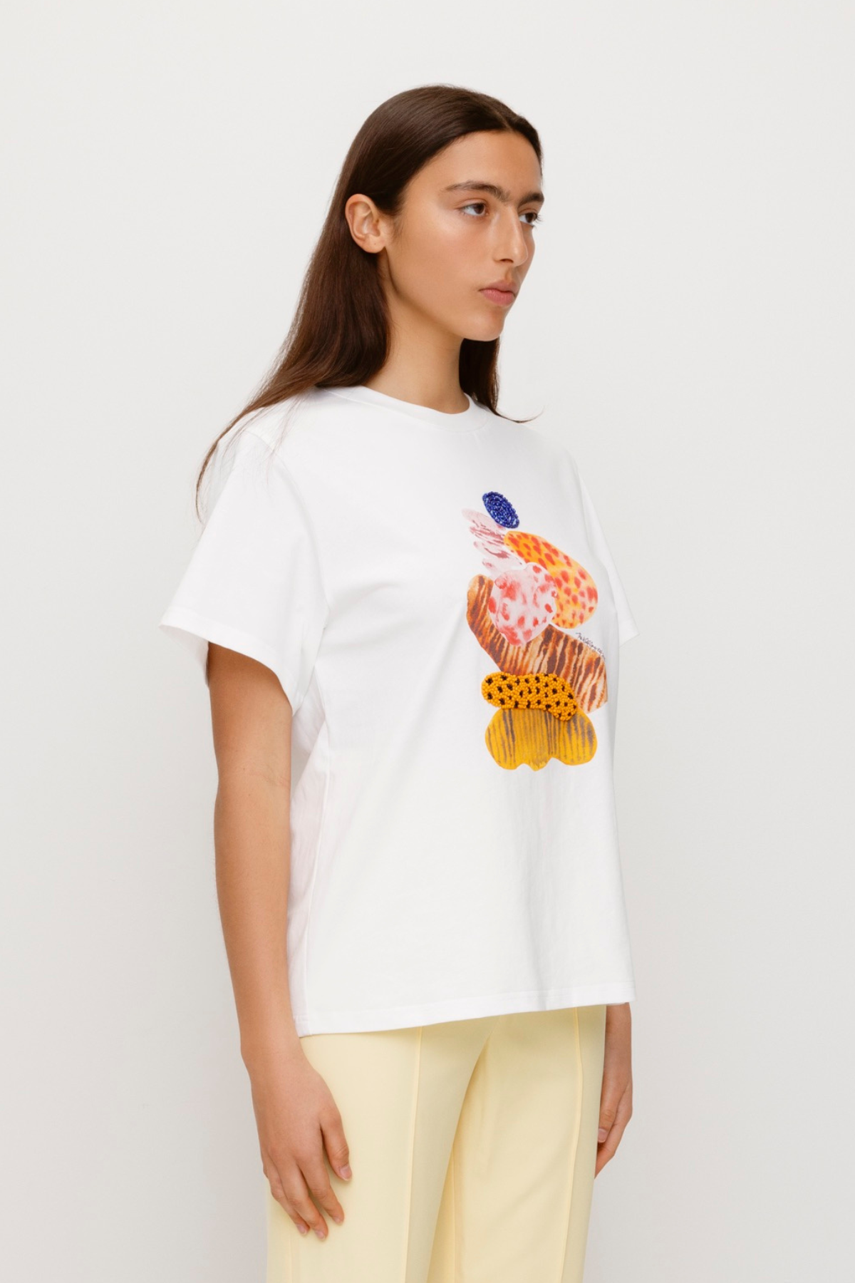 Kora T-Shirt - Elfenbein