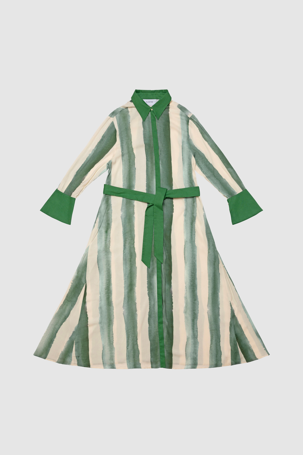 Lua Cover Up – Salbeigrün gestreift