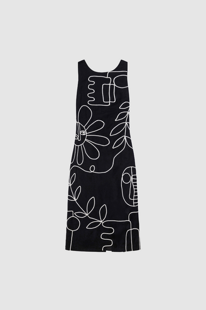 Luna Maxikleid - Noir