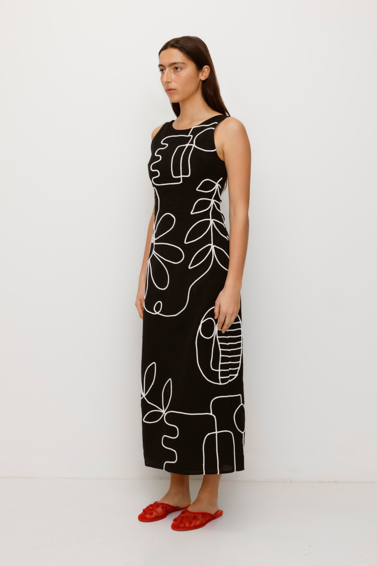 Luna Maxikleid - Noir