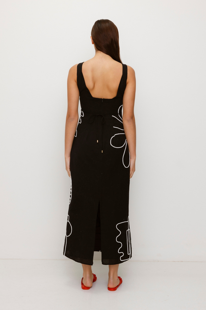 Luna Maxikleid - Noir