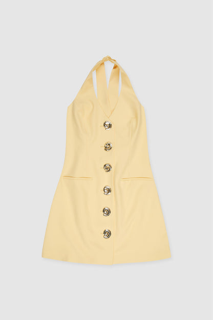 Irida Trägerkleid - Butter