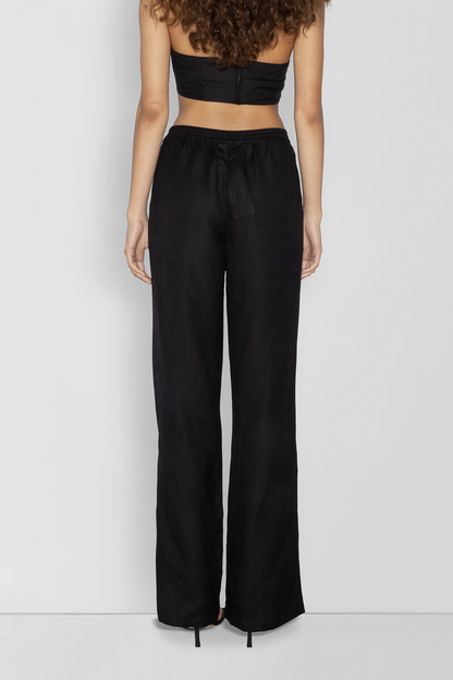 Cara Wide Leg Pant - Noir