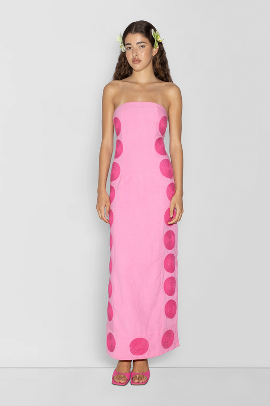 Filipa besticktes Maxikleid - Floss
