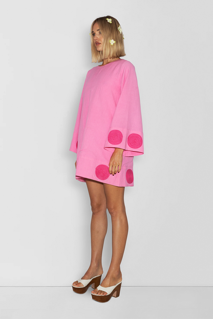 Besticktes Filipa-Minikleid – Floss