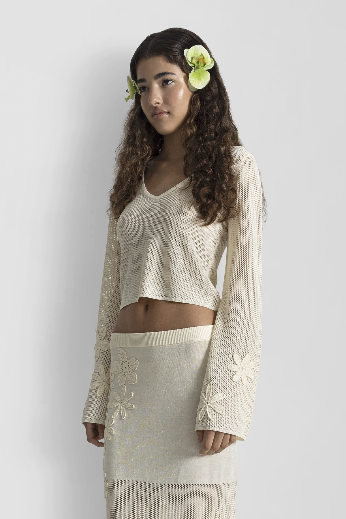 Iris Bluse - Elfenbein