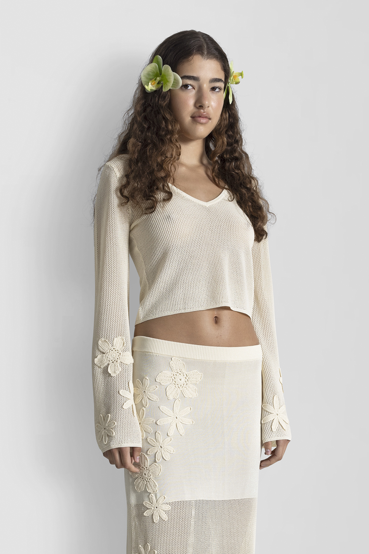 Iris Bluse - Elfenbein