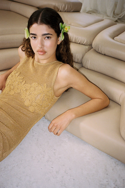 Iris Maxikleid - Gold