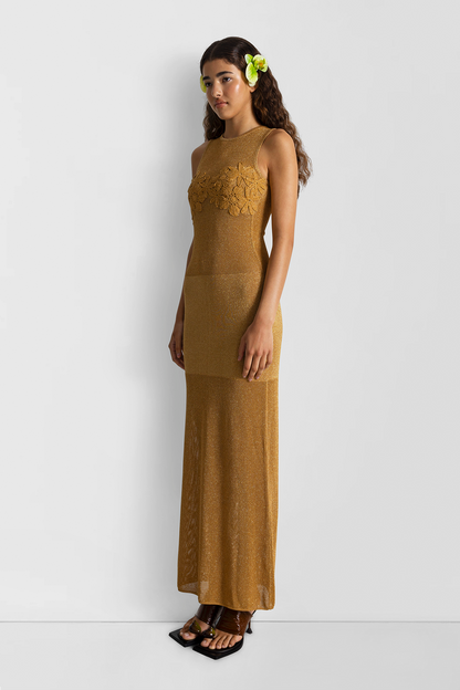Iris Maxikleid - Gold