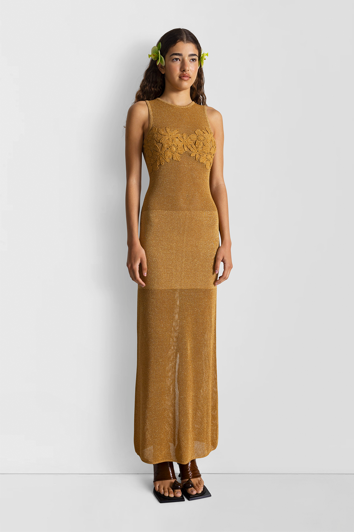 Iris Maxikleid - Gold
