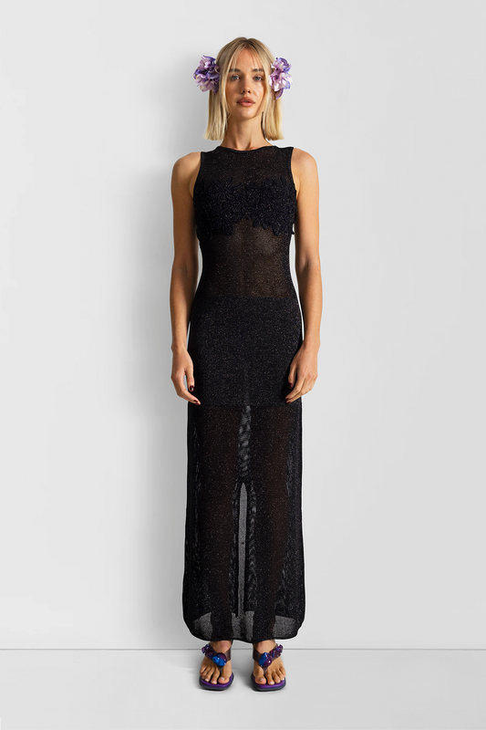 Iris Maxikleid - Noir
