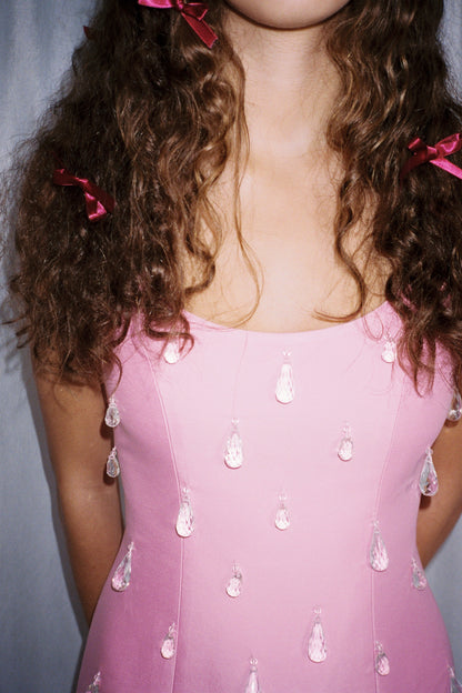 Luvia Minikleid mit Perlen - Floss